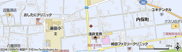 滋賀県長浜市内保町2536周辺の地図