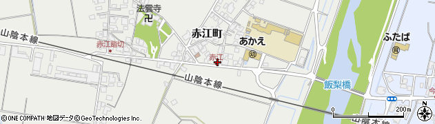 島根県安来市赤江町（才下町）周辺の地図