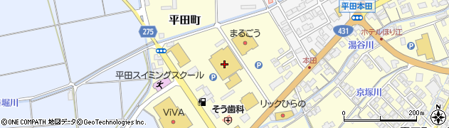 ホームプラザナフコ平田店周辺の地図