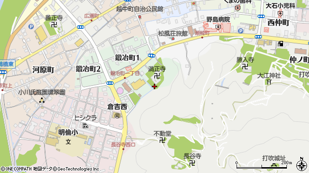 〒682-0864 鳥取県倉吉市鍛冶町の地図