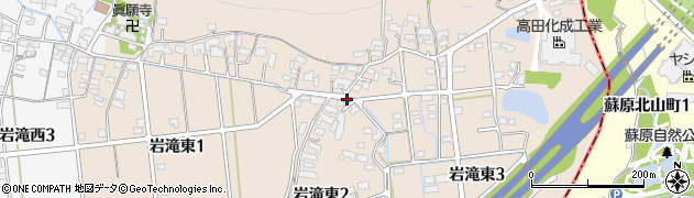 岐阜県岐阜市岩滝東周辺の地図