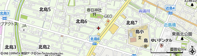 カラオケJB 北島店周辺の地図