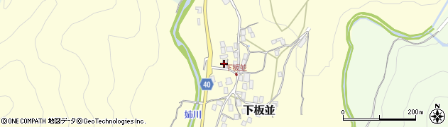 滋賀県米原市下板並530周辺の地図