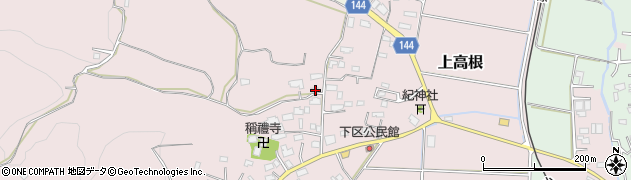 千葉県市原市上高根603周辺の地図