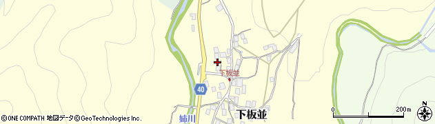 滋賀県米原市下板並529周辺の地図
