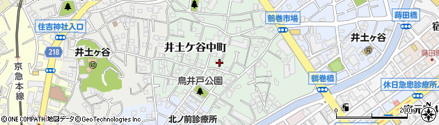 神奈川県横浜市南区井土ケ谷中町周辺の地図