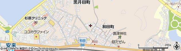 島根県安来市黒井田町和田町48周辺の地図