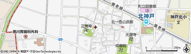 岐阜県神戸町（安八郡）北一色周辺の地図