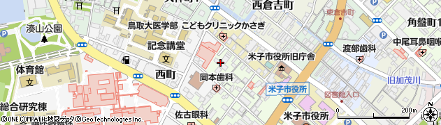 クリーンピア米子加茂町管理室周辺の地図