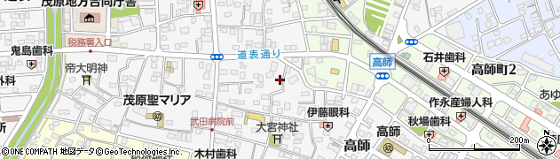 千葉県茂原市高師942周辺の地図