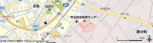 島根県出雲市灘分町（上古川）周辺の地図