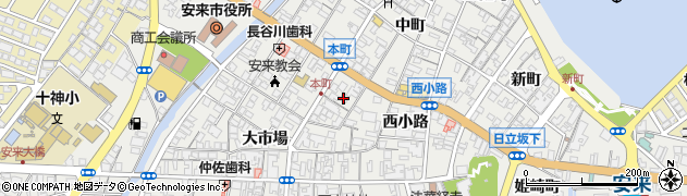 島根県安来市安来町1137周辺の地図