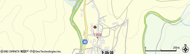 滋賀県米原市下板並535周辺の地図