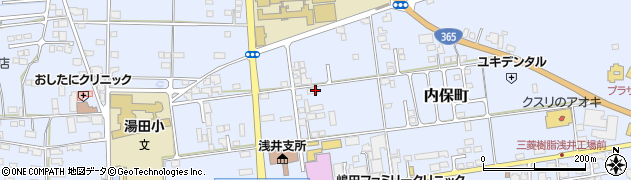 滋賀県長浜市内保町2522周辺の地図