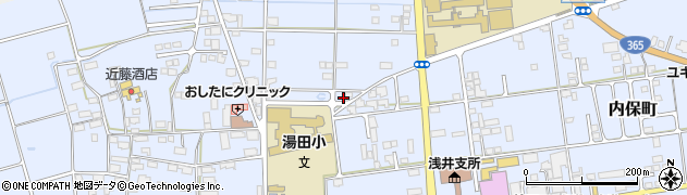 滋賀県長浜市内保町2575周辺の地図