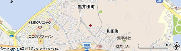 島根県安来市黒井田町和田町111周辺の地図