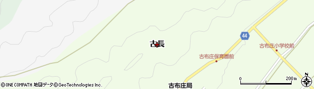 鳥取県琴浦町（東伯郡）古長周辺の地図