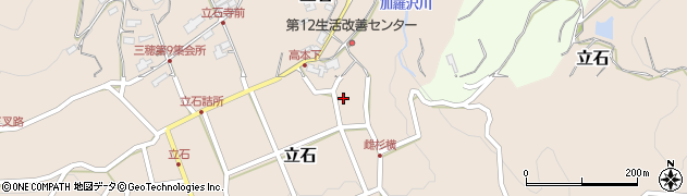 長野県飯田市立石630周辺の地図