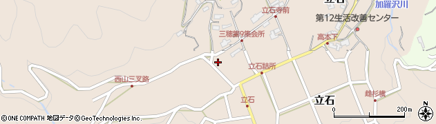 長野県飯田市立石365周辺の地図