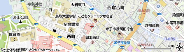 鳥取県米子市西町6周辺の地図