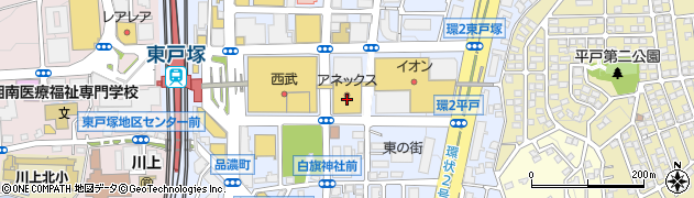 ヴィクトリアオーロラモール東戸塚店周辺の地図