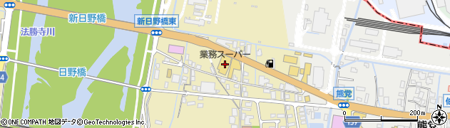 ダイソー米子ガイナ店周辺の地図