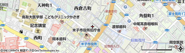 米子信用金庫本町支店周辺の地図