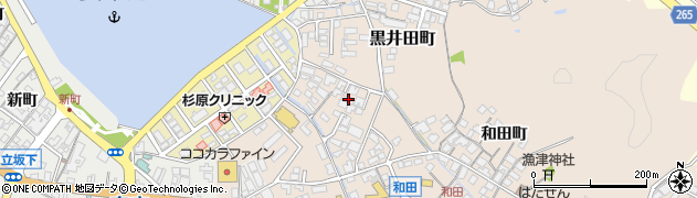 島根県安来市黒井田町19周辺の地図