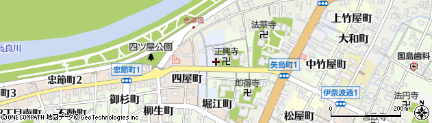 正興寺周辺の地図