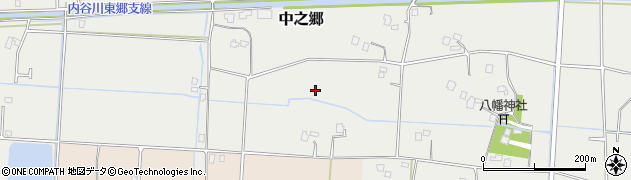 千葉県長生郡長生村中之郷周辺の地図