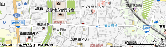 千葉県茂原市高師1000周辺の地図