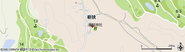 千葉県市原市櫃狭周辺の地図