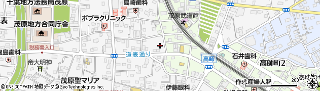 千葉県茂原市高師104周辺の地図