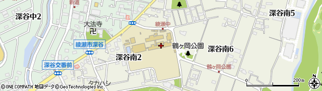 綾瀬市立綾瀬中学校周辺の地図