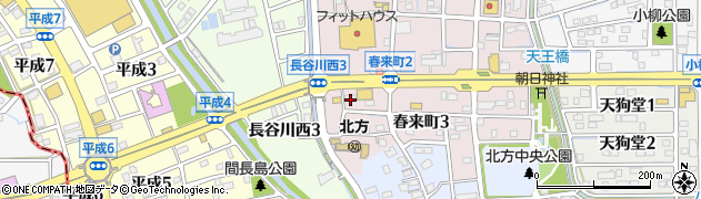 力寿司北方店周辺の地図
