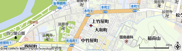 岐阜県岐阜市間之町周辺の地図