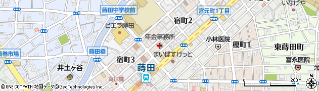 横浜南年金事務所周辺の地図