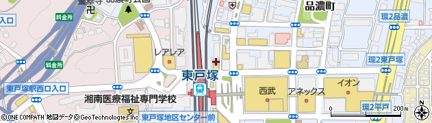 カラオケバンバン BanBan 東戸塚駅前店周辺の地図