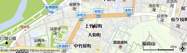 岐阜県岐阜市上竹屋町周辺の地図