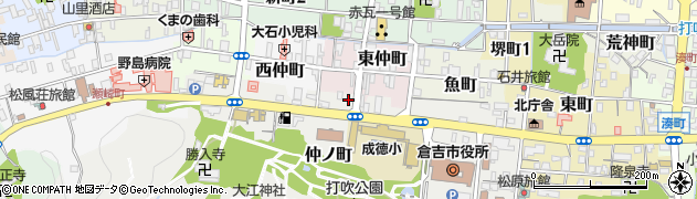 ふるさと物産館周辺の地図