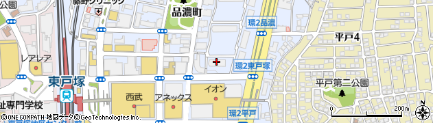 ニューシティ東戸塚パークヒルズＨ棟周辺の地図