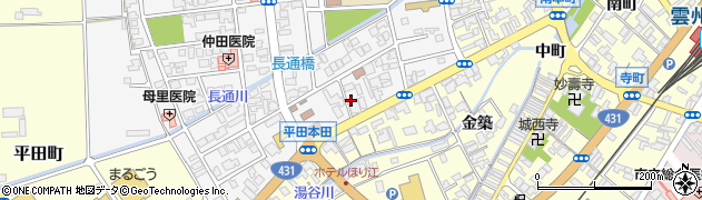スイング　平田薬局周辺の地図