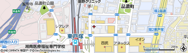 野村不動産アーバンネット株式会社　東戸塚センター周辺の地図