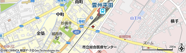 島根県出雲市平田町2204周辺の地図