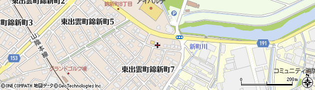 米子信用金庫東出雲支店周辺の地図