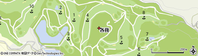 岐阜県各務原市各務周辺の地図
