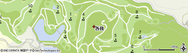 岐阜県各務原市各務周辺の地図