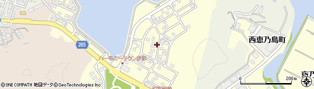 島根県安来市汐手が丘周辺の地図