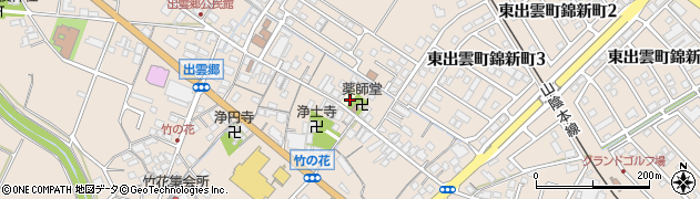 島根県松江市町東周辺の地図
