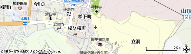 岐阜県岐阜市立洞周辺の地図